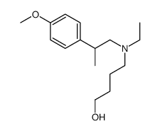 4-[ethyl-[2-(4-methoxyphenyl)propyl]amino]butan-1-ol Structure