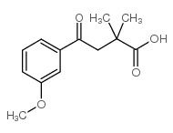 2,2-DIMETHYL-4-(3-METHOXYPHENYL)-4-OXOBUTYRIC ACID图片