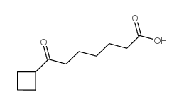 7-cyclobutyl-7-oxoheptanoic acid结构式