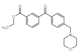 3-CARBOETHOXY-4'-MORPHOLINOMETHYL BENZOPHENONE picture