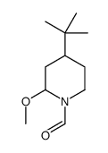 4-tert-butyl-2-methoxypiperidine-1-carbaldehyde结构式