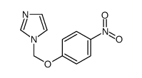 1-[(4-nitrophenoxy)methyl]imidazole结构式