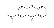 N,N-dimethyl-10H-phenothiazin-2-amine结构式