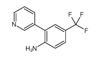 2-pyridin-3-yl-4-(trifluoromethyl)aniline Structure