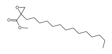 Methyl 2-tetradecyl-2-oxiranecarboxylate Structure