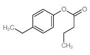 Butanoic acid,4-ethylphenyl ester Structure