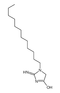 2-amino-1-dodecyl-1,5-dihydro-4H-imidazol-4-one结构式