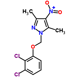 1-(2,3-DICHLORO-PHENOXYMETHYL)-3,5-DIMETHYL-4-NITRO-1H-PYRAZOLE picture