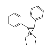 1,1-Diethyl-2,3-diphenyl-1H-germiren Structure