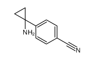 4-(1-Aminocyclopropyl)benzonitrile structure