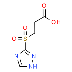 3-(1H-[1,2,4]Triazole-3-sulfonyl)-propionic acid structure