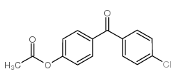 4-ACETOXY-4'-CHLOROBENZOPHENONE结构式