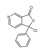 1-chloro-1-phenylfuro[3,4-c]pyridin-3(1H)-one Structure