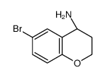 (4R)-6-bromo-3,4-dihydro-2H-chromen-4-amine structure