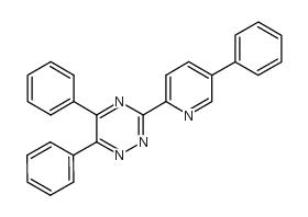 3-(4-phenyl-2-pyridyl)-5,6-diphenyl-1,2,4-triazine Structure