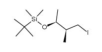 tert-butyl(((2S,3S)-4-iodo-3-methylbutan-2-yl)oxy)dimethylsilane Structure