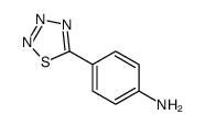 4-(thiatriazol-5-yl)aniline Structure