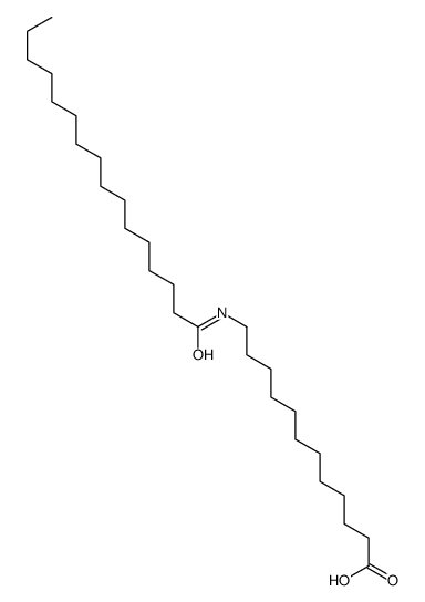 12-(hexadecanoylamino)dodecanoic acid Structure