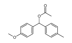 (4-methylphenyl)-(4'-methoxyphenyl)methyl acetate Structure