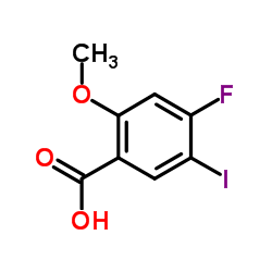 4-Fluoro-5-iodo-2-methoxybenzoic acid Structure