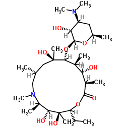 Descladinose Azithromycin Structure