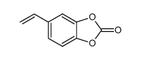 5-vinyl-benzo[1,3]dioxol-2-one结构式