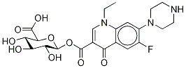 Norfloxacin-acyl-β-glucuronide structure