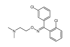 2,3'-Dichlorobenzophenone O-(2-Dimethylaminoethyl)oxime Structure