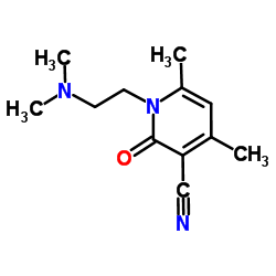 1-(2-Dimethylamino-ethyl)-4,6-dimethyl-2-oxo-1,2-dihydro-pyridine-3-carbonitrile Structure