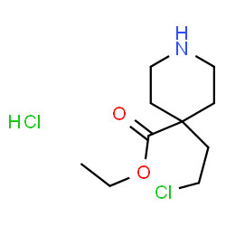 4-(2-氯乙基)哌啶-4-甲酸乙酯盐酸盐图片