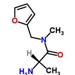 N-(2-Furylmethyl)-N-methylalaninamide结构式