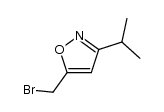 5-(bromomethyl)-3-isopropylisoxazole Structure