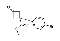 1-(4-溴苯基)-3-氧代环丁烷-1-甲酸甲酯图片