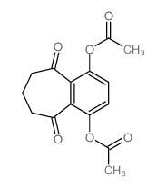 (11-acetyloxy-2,6-dioxo-8-bicyclo[5.4.0]undeca-7,9,11-trienyl) acetate结构式