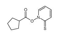 (2-sulfanylidenepyridin-1-yl) cyclopentanecarboxylate结构式