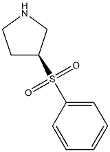 (3S)-3-(benzenesulfonyl)pyrrolidine structure