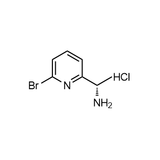 (S)-1-(6-溴吡啶-2-基)乙烷-1-胺盐酸盐结构式