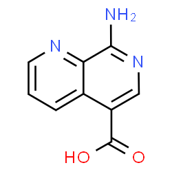 8-Amino-1,7-naphthyridine-5-carboxylic acid structure