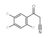 3-oxo-3-(2,4,5-trifluorophenyl)propanenitrile structure