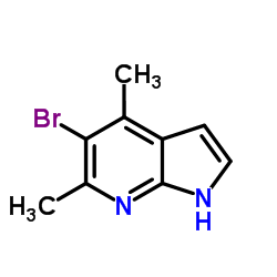 5-Bromo-4,6-dimethyl-1H-pyrrolo[2,3-b]pyridine图片