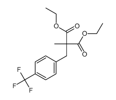 diethyl 2-methyl-2-(4-(trifluoromethyl)benzyl)malonate Structure