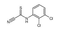 (2,3-dichlorophenyl)carbamothioyl cyanide Structure