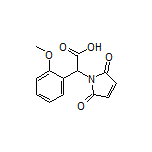 2-(2,5-Dioxo-2,5-dihydro-1-pyrrolyl)-2-(2-methoxyphenyl)acetic Acid Structure