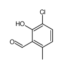 3-chloro-2-hydroxy-6-methylbenzaldehyde结构式