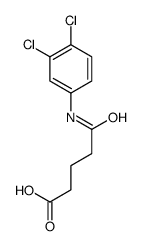 5-[(3,4-Dichlorophenyl)amino]-5-oxopentanoic acid structure