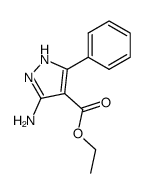 1H-Pyrazole-4-carboxylic acid, 3-amino-5-phenyl-, ethyl ester Structure