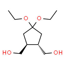 1,2-Cyclopentanedimethanol,4,4-diethoxy-,trans-(9CI) picture