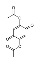 (4-acetyloxy-3,6-dioxocyclohexa-1,4-dien-1-yl) acetate Structure