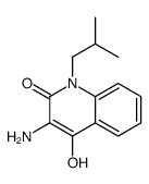 3-amino-4-hydroxy-1-(2-methylpropyl)quinolin-2-one结构式