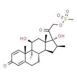 betamethasone 21-mesylate structure